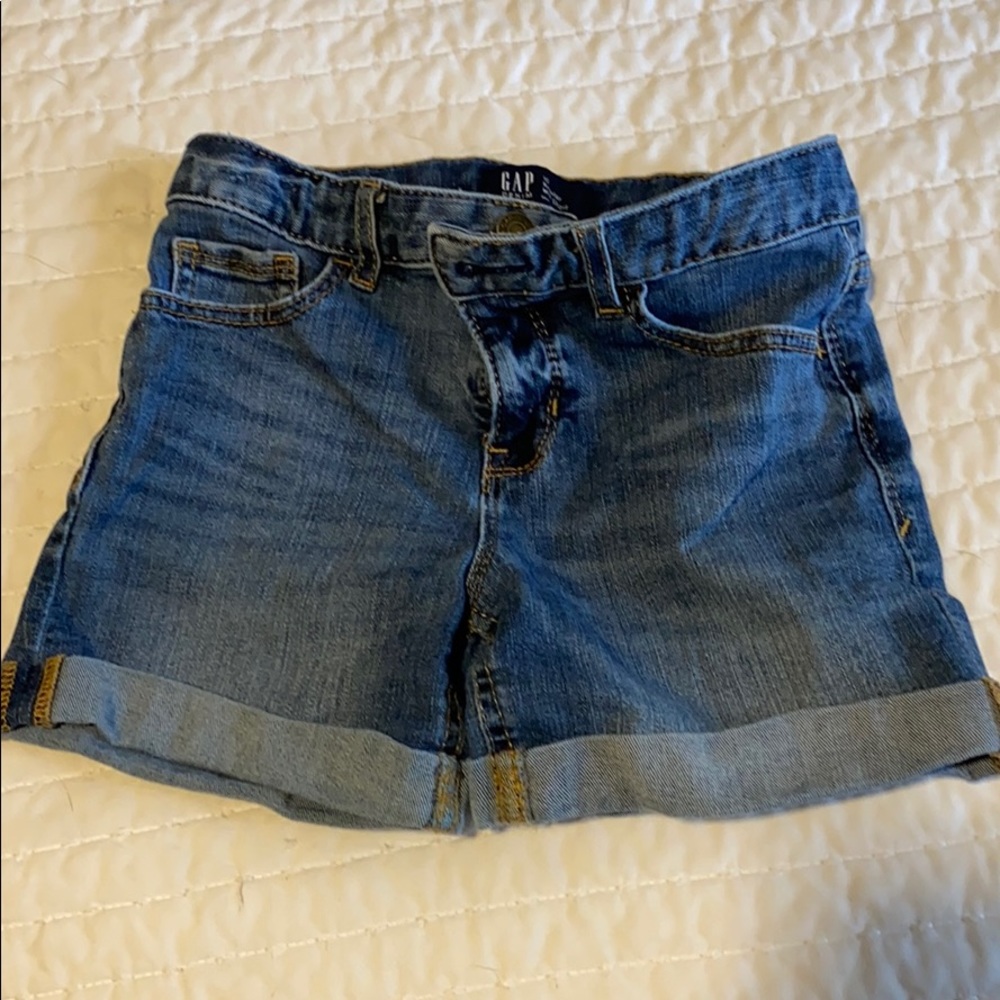 Girls gap jean shorts